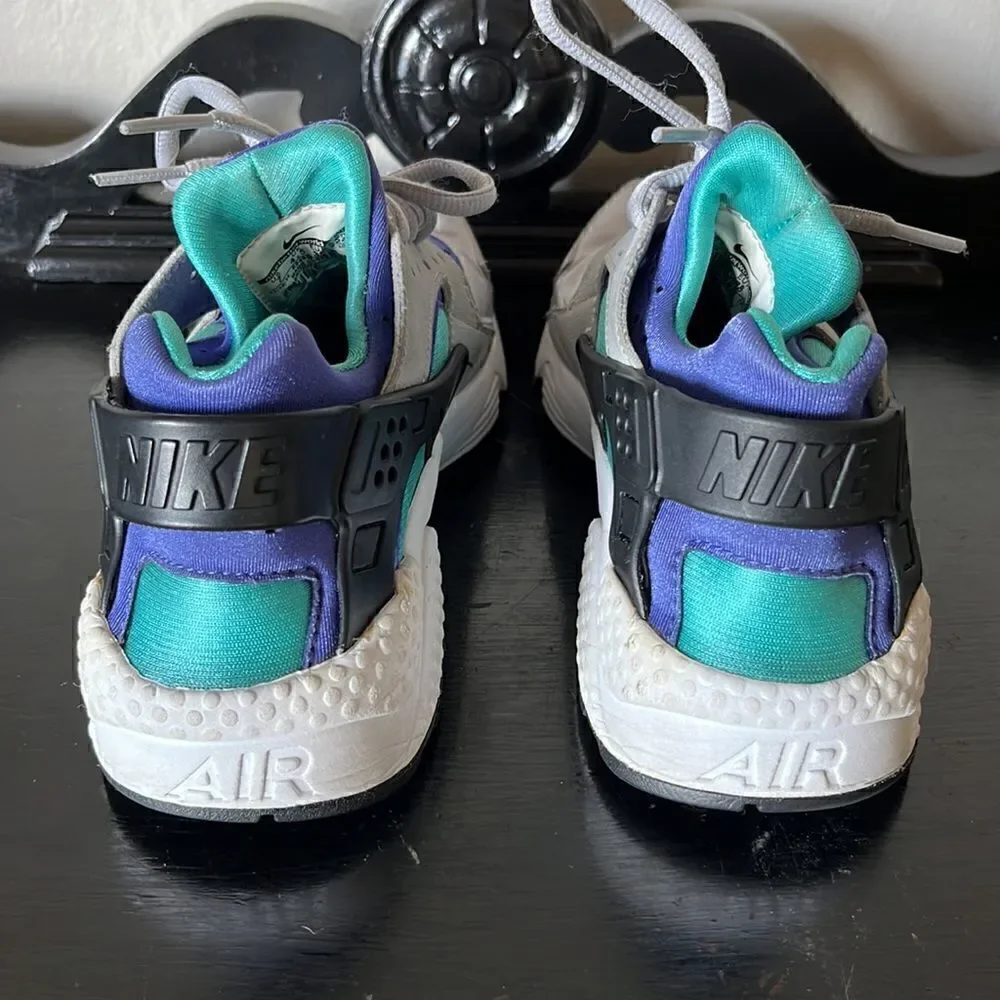 Nike Air Huarache Gray/aqua [634835-008] Women Sneakers